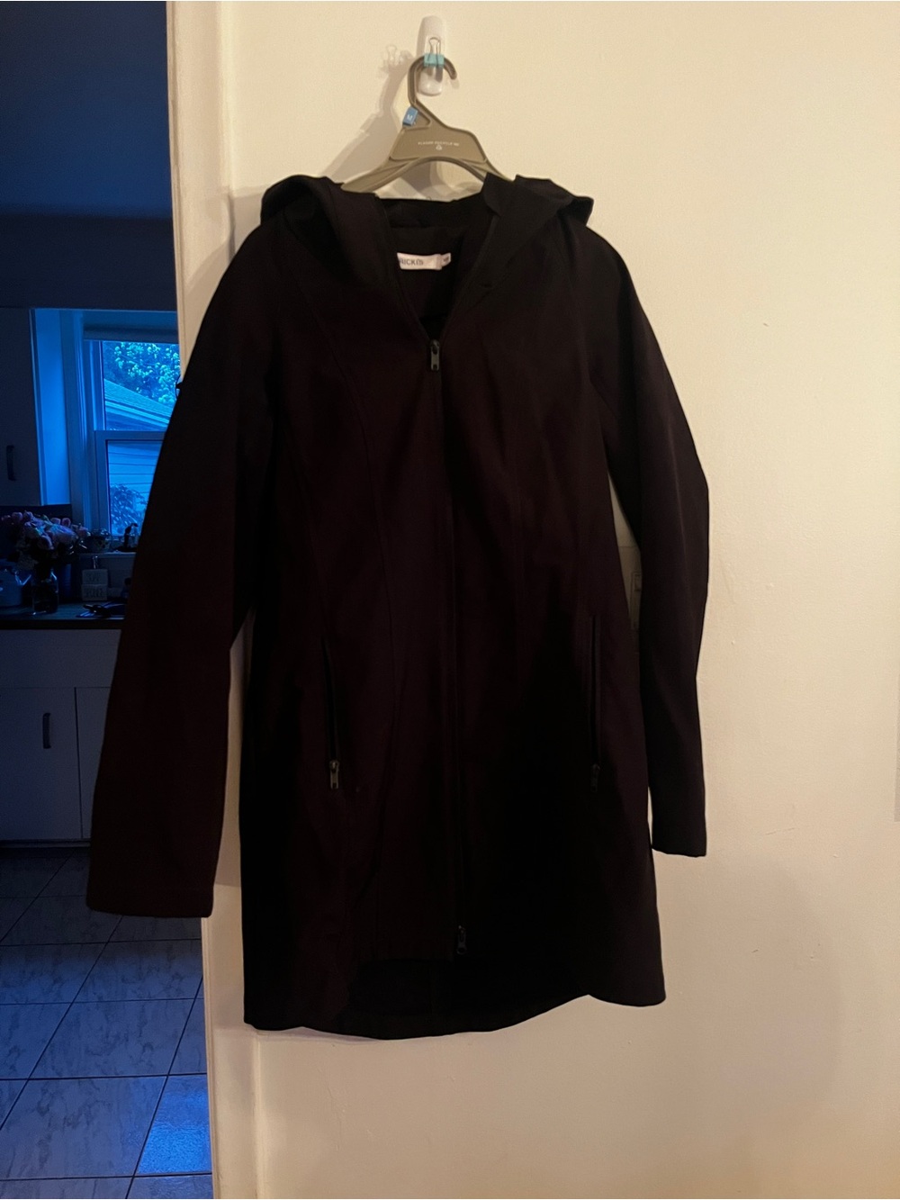 Ricki's Black Hooded Trench Coat